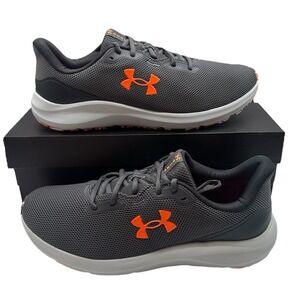 Under Armour Charged Pursuit 4 Running Shoes Mens Sz 11 Grey Sneaker 3028254-025